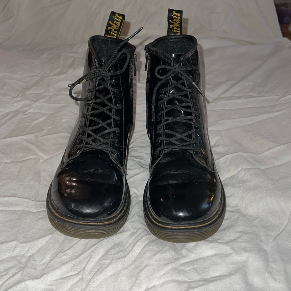 Dr. Martens Black Kids Boots